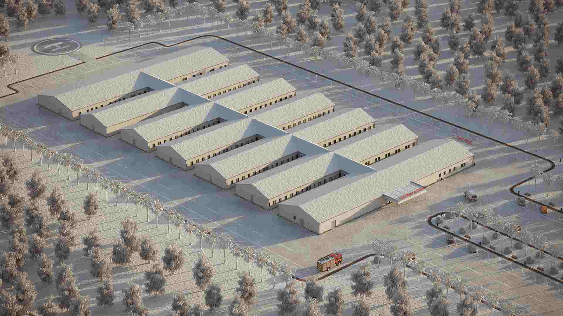 Sahra Hastanesi Prefabrik